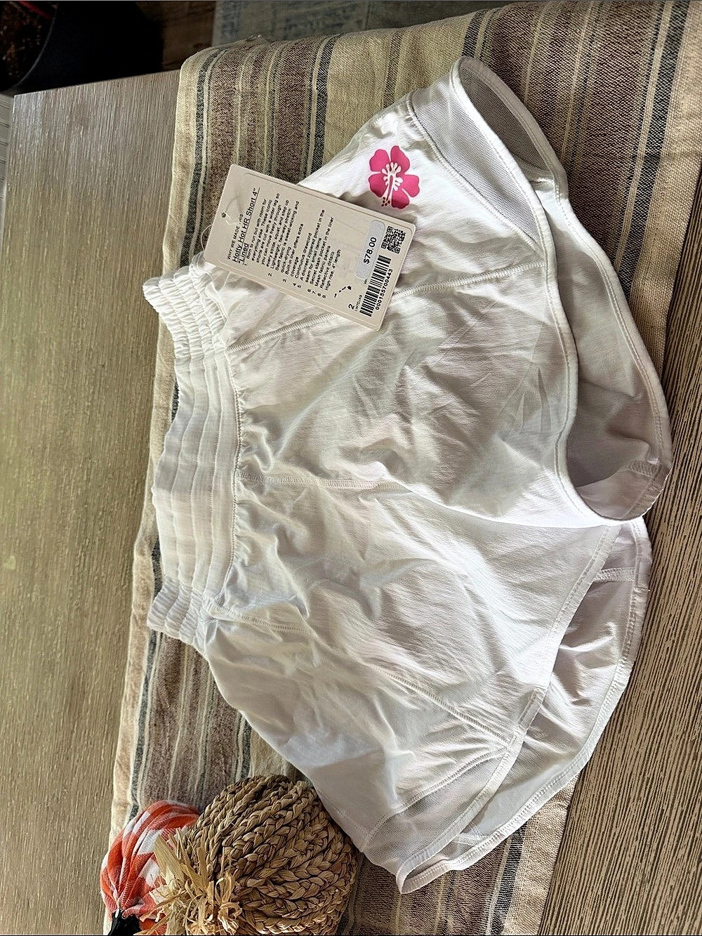 lululemon Hotty Hot High-Rise Lined Short 4". Purchased in Hawaii.